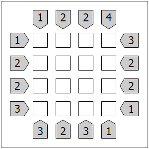 Skyscraper Sudoku - Medium 